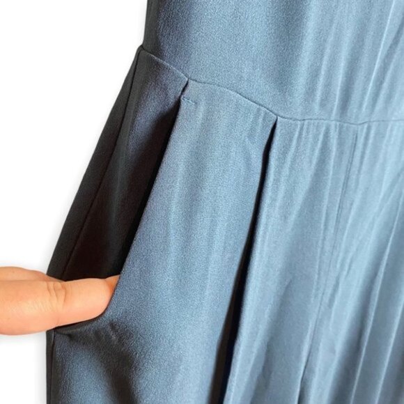 Club Monaco Dark Rosemary Turtleneck Sleeveless Jumpsuit - Picture 9 of 12